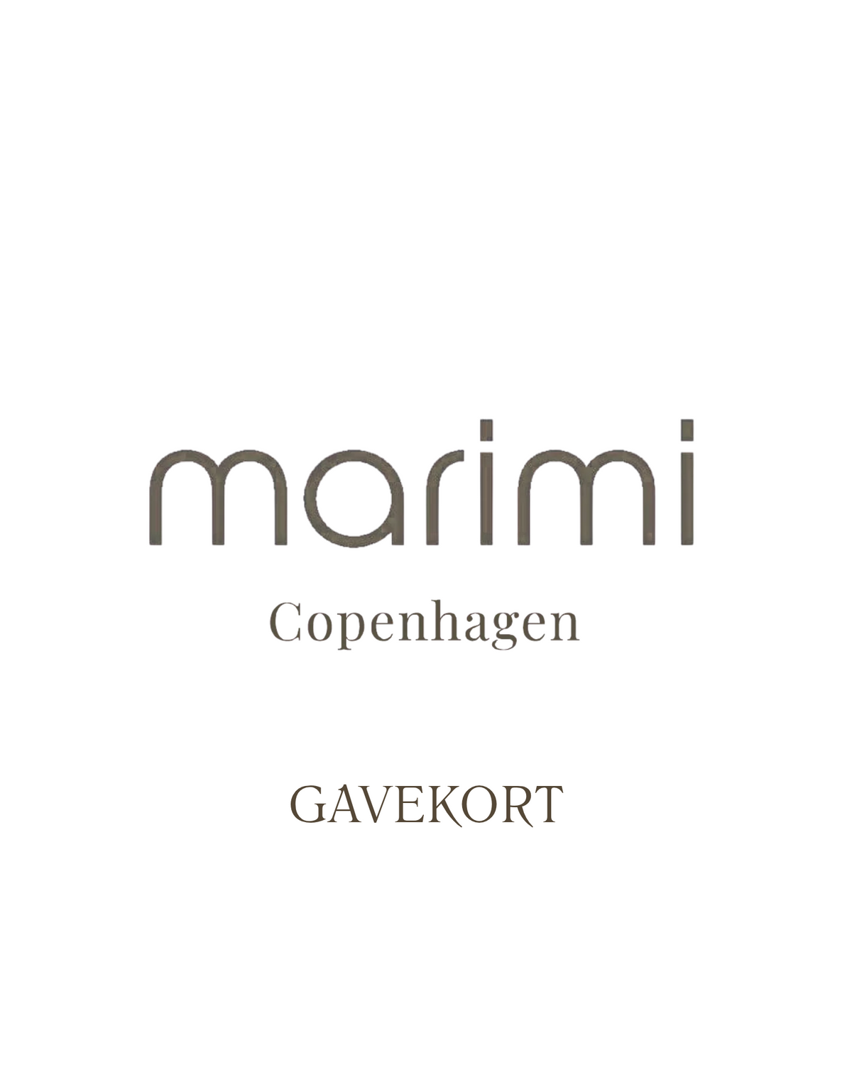 Gavekort til Marimi